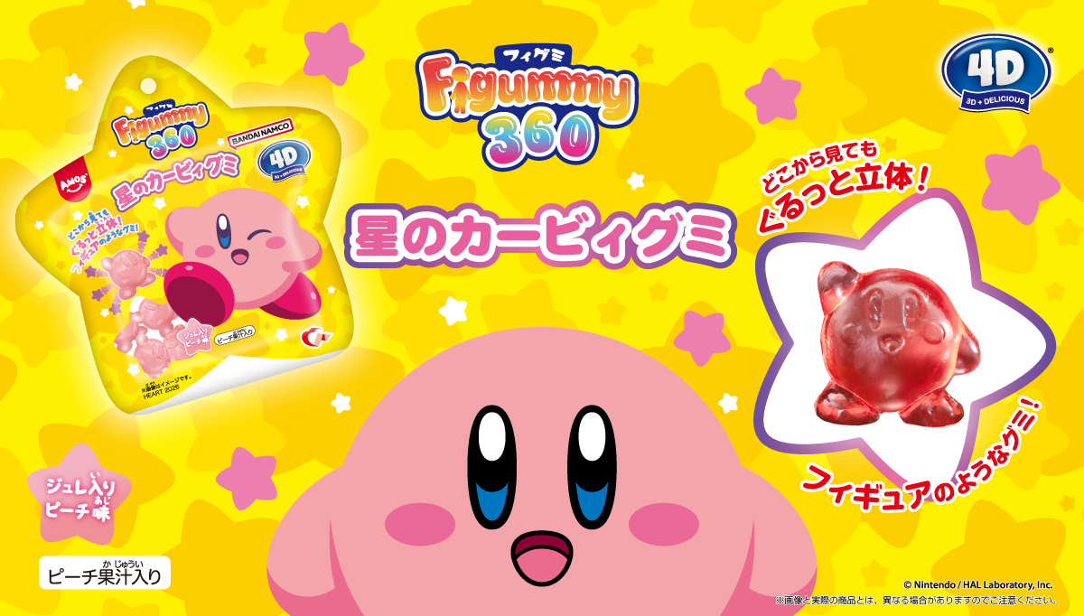 まるでフィギュアなグミシリーズ『Figummy360星のカービィ』新発売