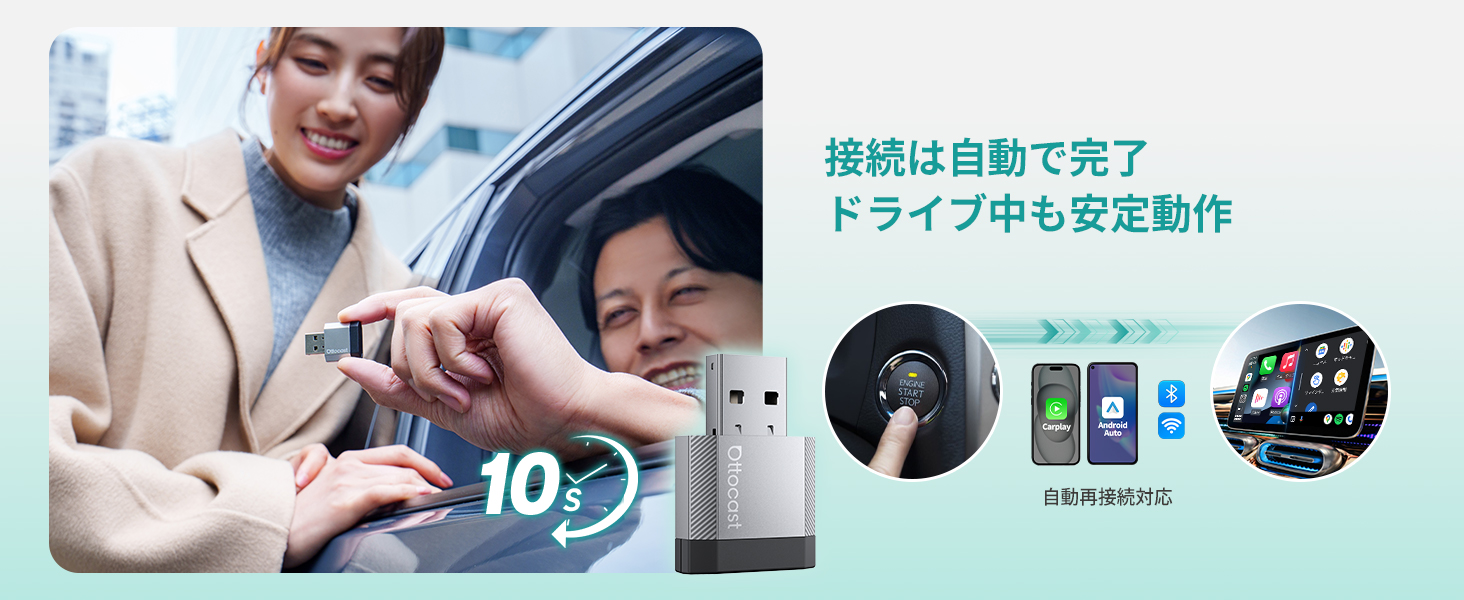 オットキャスト 2026年最新モデル「Ottocast Mini Nova」登場 “見え